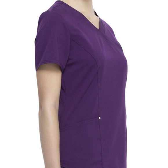 Scrubstar Ultimate Mock Wrap Top - Picture 4 of 6